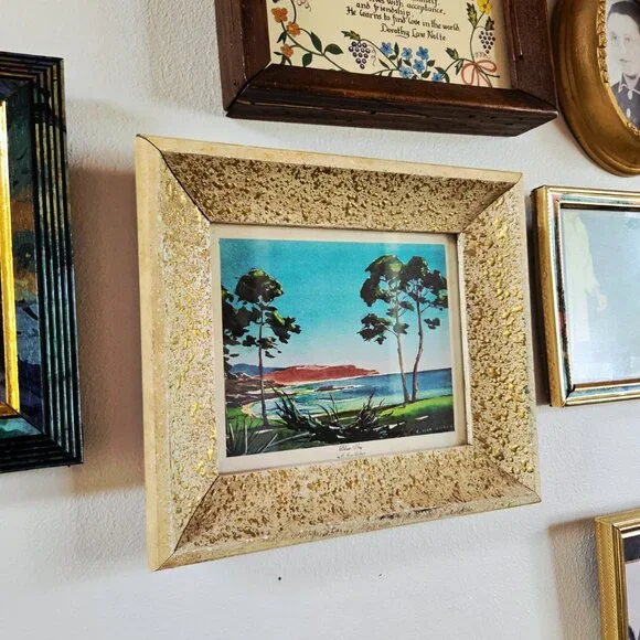 3/$35 🫶 Vintage Lithograph Print "Blue Sky" by C. Ivan Gilbert - Picture 4 of 6